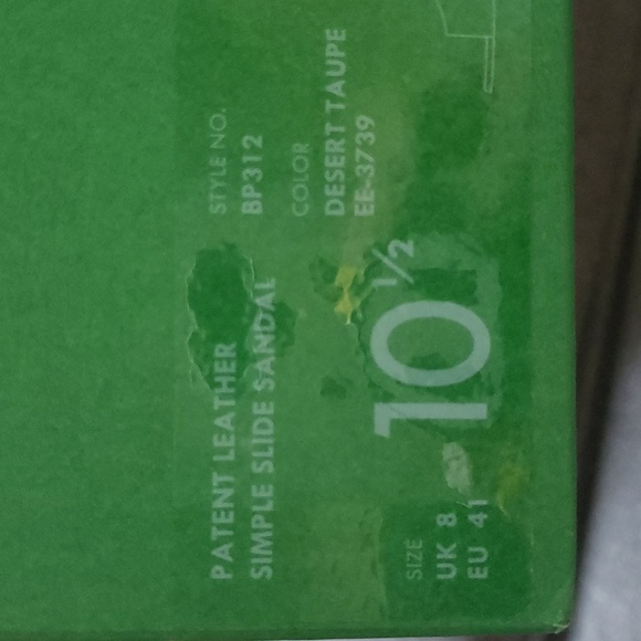 J. Crew Patent Leather Slide, sz 10.5 - Picture 5 of 6